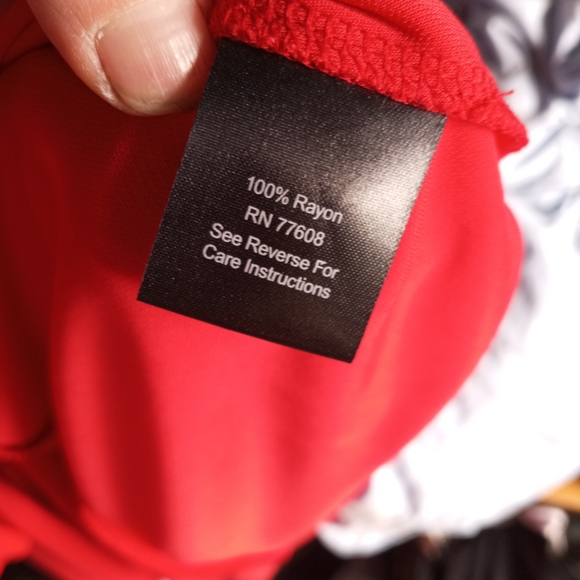 J. PETERMAN Red Surplice Top Draped Maxi Dress - Picture 2 of 5